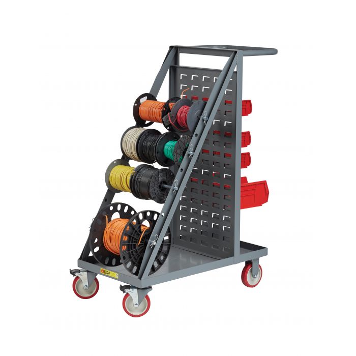 Little Giant Wire Reel Cart with Louvered Panel Back RT45TLLP